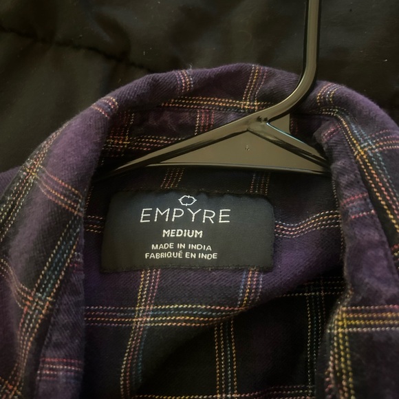 Empyre Purple Flannel M - Picture 2 of 4
